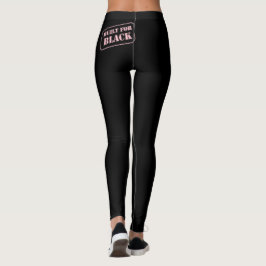 Für Schwarze Leggings Pink über Schwarz gebaut