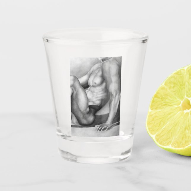 Für seine Maskuline Art Modell Schnapsglas (Vorderseite)