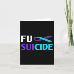 Für Selbstmordbewusstsein Shirt Support Survivor Karte