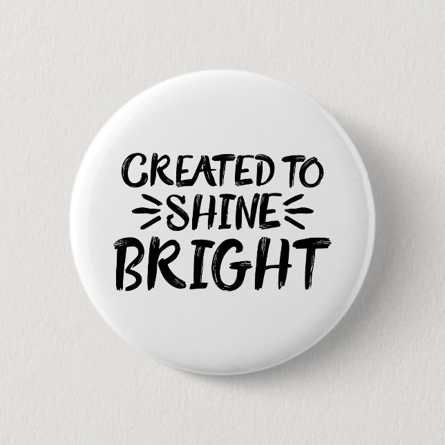 Für Shine Bright Espel Graphics Aesthetic Button (Vorderseite)