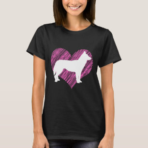 Für sibirischen Husky I Liebe Siberischer Husky T-Shirt