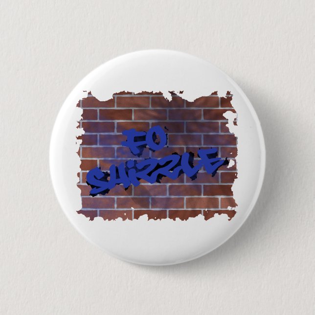 für Sicher Graffiti-Design Button (Vorderseite)