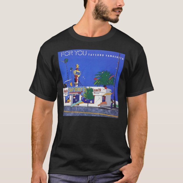 Für Sie (1982) Tatsuro Yamashita Poster T-Shirt (Vorderseite)