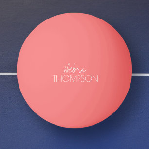 Für sie ein rosa Tischtennisball