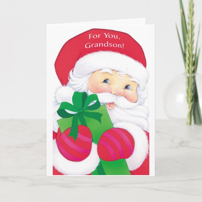 Für Sie, Grandson Feiertagskarte (Vorderseite)