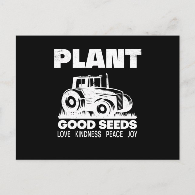 für sie ist mein Traktor sexy,Bauer Geschenk Postkarte (Vorderseite)