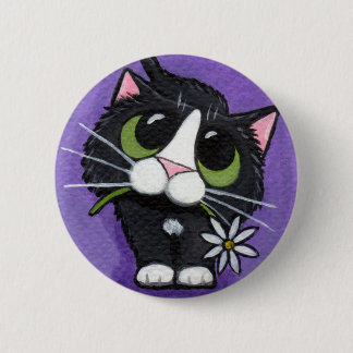 Für Sie - Katzen-Knopf Button