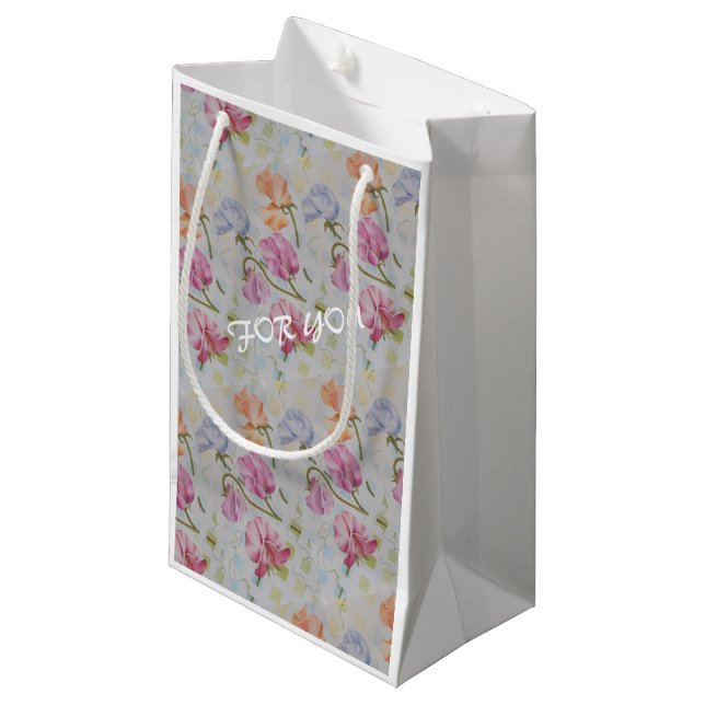 FÜR SIE PLATTERBSEN KLEINE GESCHENKTÜTE (Vorderseite Schrägansicht)