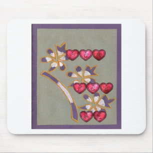 Für Sie von mir: Schönes Blumenherzendesign Mousepad