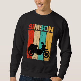 Für Simson Simme S51 Moped Rider Classic Car Bicyc Sweatshirt