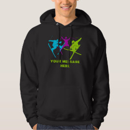 Für Skifahrer Freestyle Ski Tricks mit eigener Gra Hoodie