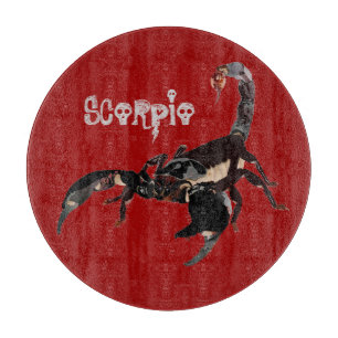 Für Skorpion Fan Glasbrett Schneidebrett