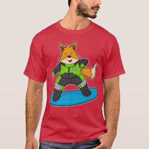 Für Snowboarder Wintersport mit Snowboard T-Shirt