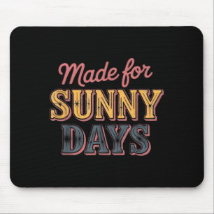 Für sonnige Tage Retro-Sommer-Feeling Mousepad
