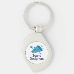 Für Sound-Designer ausrufen Schlüsselanhänger