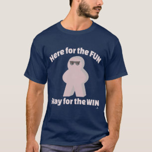 Für Spaß dabei bleiben um zu gewinnen Spiel Humor T-Shirt