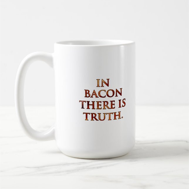 Für Speck-Liebhaber überall! Kaffeetasse (Links)