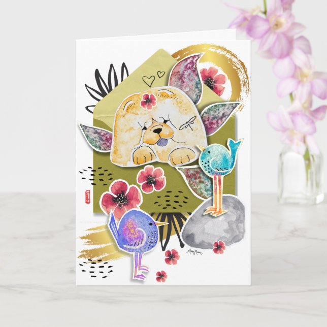 FUR-ST-KLASSE-MAIL-Kundenkarte Karte (Orchidee)