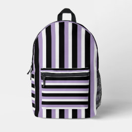 Für Stil-Liebhaber – Abstrakter Lila Kunst Rucksac Bedruckter Rucksack