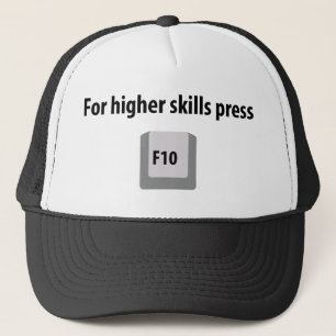 für streikikone der Presse F 10 der höheren Truckerkappe