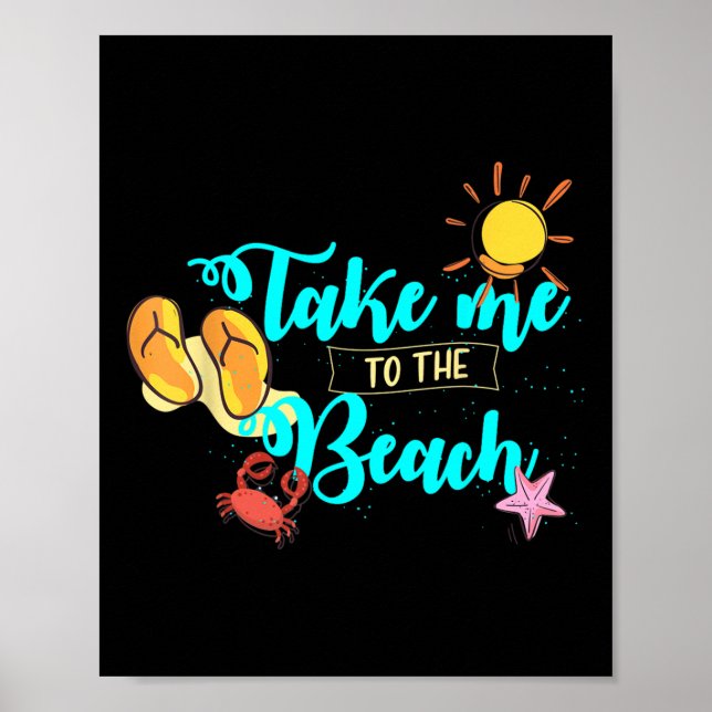 Für Surfer oder Kitesurfer im Urlaub oder bring mi Poster (Vorne)