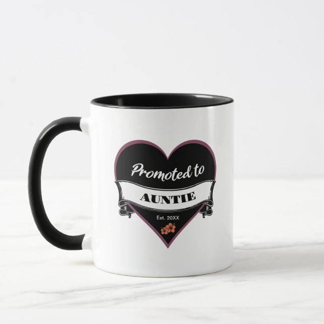 Für Tanten befördert Tasse (Links)