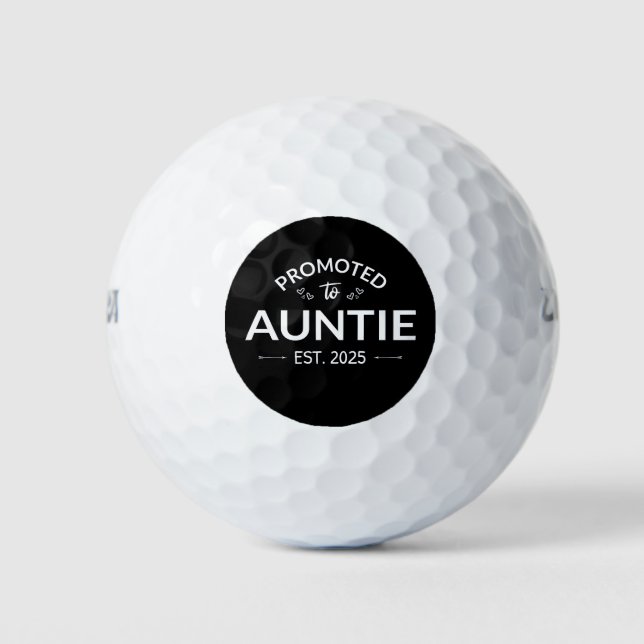 Für Tanten nach Osten befördert. 2025 Golfball (Vorderseite)