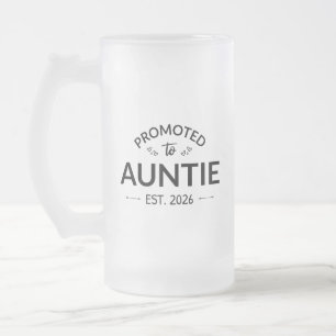 Für Tanten nach Osten befördert. 2026 Mattglas Bierglas