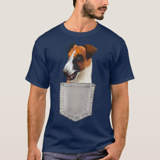 Für Terrier in einer Tasche Niedlich für den Besit T-Shirt