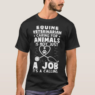 Für Tiere Gekümmert Pferdearzt nicht nur als T-Shirt