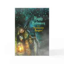 für Töchter Hexe und Katze Halloween