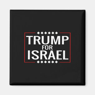Für Trump 2020 Hebräische Kundgebung - Signatur-Ju Magnet