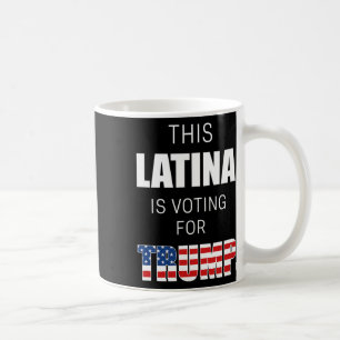 Für Trump 2020 Wahlpräsident Hispanic Women Kaffeetasse