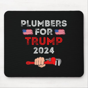 Für Trump 2024 Abstimmung für Präsidentschaftswahl Mousepad