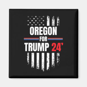 Für Trump 2024: Amerikanische Flagge Magnet