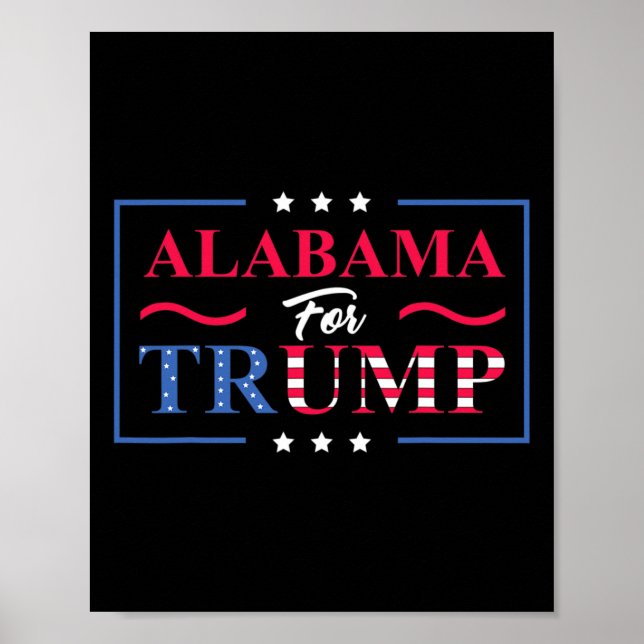 Für Trump 2024 - Die republikanischen Staaten für  Poster (Vorne)