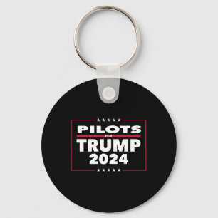Für Trump 2024 Präsident republikanische Piloten Schlüsselanhänger