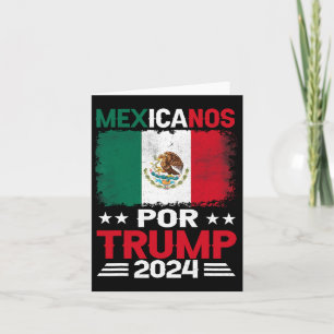 Für Trump 2024 Pro Trump Geschenk - Mexicanos Por Karte
