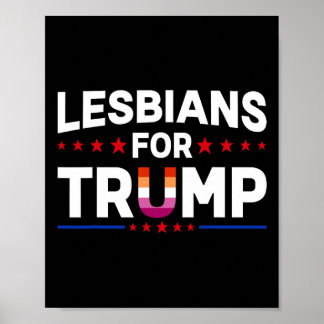Für Trump 2024 Re Wahl Präsident Abstimmung Punkt Poster