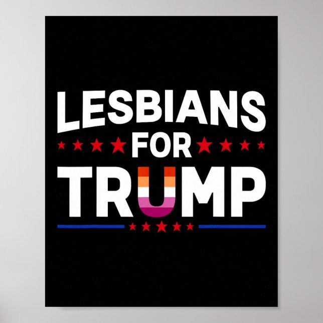 Für Trump 2024 Re Wahl Präsident Abstimmung Punkt  Poster (Vorne)