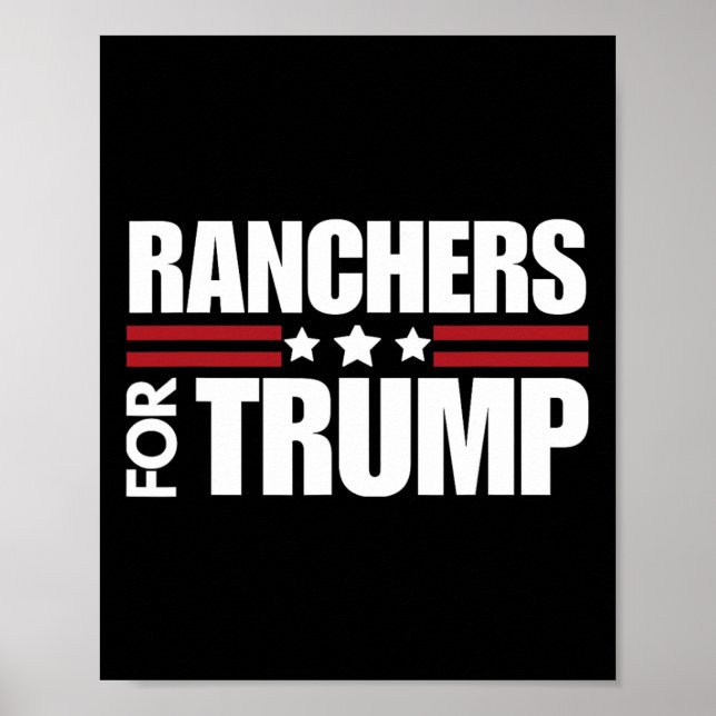 Für Trump 2024 Wahl Konservative Republikaner Poster (Vorne)