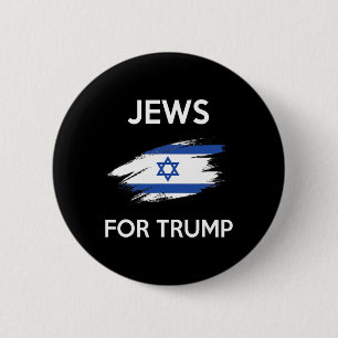 Für Trump: Juden unterstützen Trump-Shirt Button