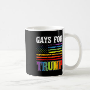 Für Trump LGBbt Pride Gay Rainbow Flag Abstimmung Kaffeetasse
