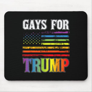 Für Trump LGBbt Pride Gay Rainbow Flag Abstimmung Mousepad