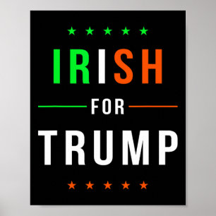 Für Trump Pro Präsident Donald Trump Unterstützer  Poster