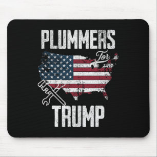 Für Trump Wahlspass 45 47 amerikanische Flagge Mousepad