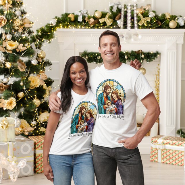 Für uns ist das Kind Geboren T-Shirt (Von Creator hochgeladen)