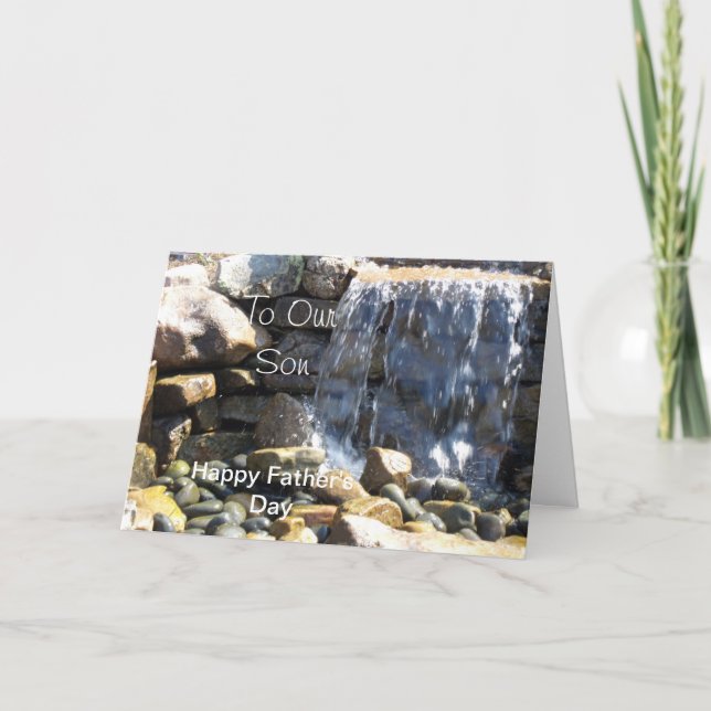 Für unseren Sohn Karte (Vorderseite)