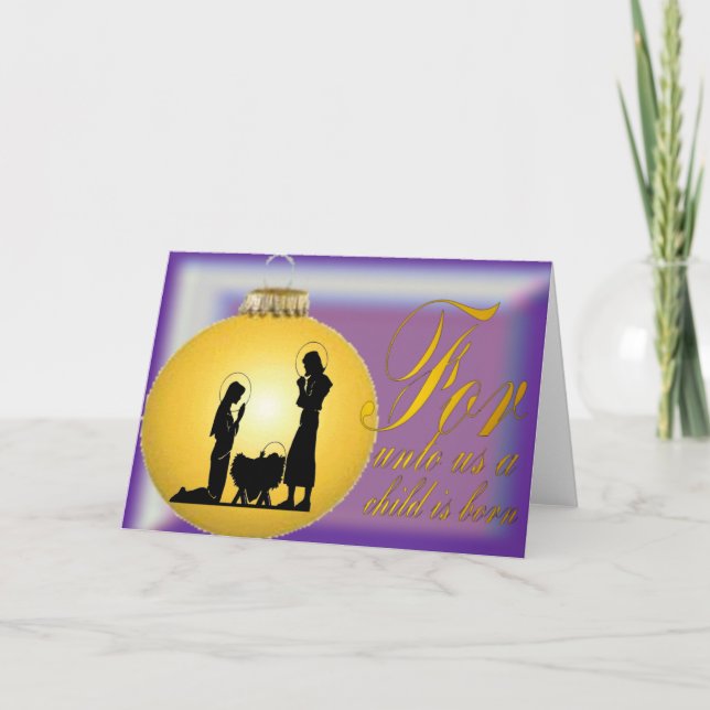 Für Unto US Card Feiertagskarte (Vorderseite)