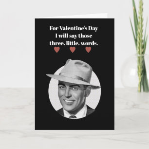 Für Valentinstag sage ich… Feiertagskarte